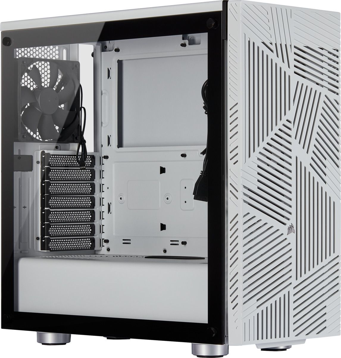 CORSAIR 275R Airflow Tempered Glass Mid-Tower Gaming Case White